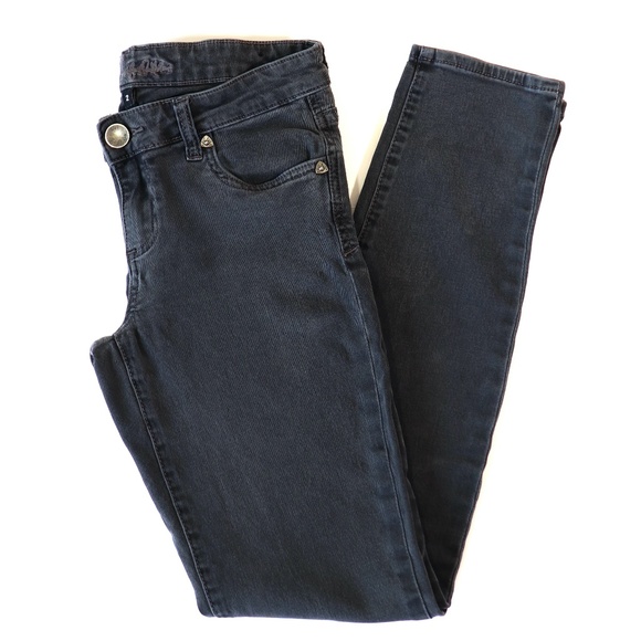 Mid-rise dark grey "Diana Skinny" jeans - Picture 3 of 10